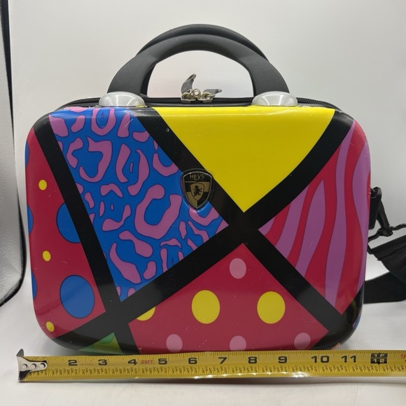 Heys Abstract Retro 90s Style Travel Carry-On Hard Shell make up Case - Picture 16 of 16